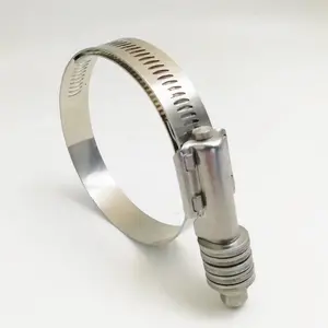 Custom Qingdao Steel T Bolt Wide Hose Clamp Accepting Manufacturers Metal Intercooler Pipe T Clamp Clip Clamp