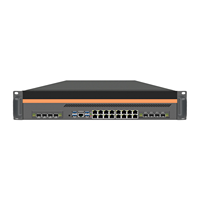 2U Lga2011-3 C612 16 * Lan 8 * Sfp double Intel Xeon E5-V3/V4 passerelle réseau appareil X86 serveur d'entreprise pare-feu routeur