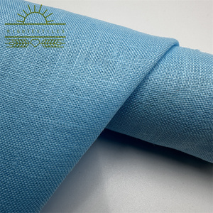 Fabricants en gros Rigu pur lin lin français tissu lavé au sable couleur unie lin tissé organique 100% tissu de lin - Product Image 6