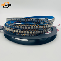 12v SMD 5050 Ws2815 144 Led/m Ip68 5m 10M rol fleksibel dapat disesuaikan Rgbw Rgb lampu Strip Led