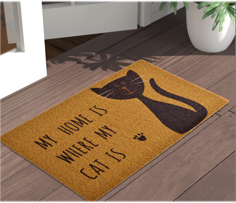 Shinnwa PVC Coil Printing Doormat Anti Slip Welcome Door Mats