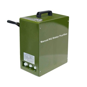 90L/H Voiture voyage <span class=keywords><strong>camping</strong></span> en plein air sauvetage d'urgence prévention des catastrophes réserve purificateur d'eau à manivelle pas d'électricité - Product Image 1