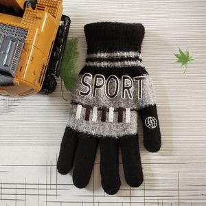 Gants tricotés chauds, doublure polaire extra épaisse, unisexe, pour l'hiver, pour le cyclisme, les déplacements, coupe-vent, isolés thermiquement - Product Image 3