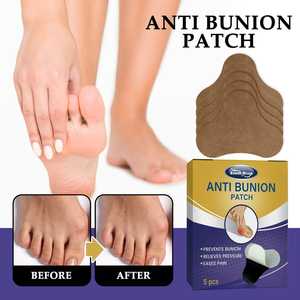 5PCSパック外反母趾鎮痛パッチ関節つま先のこわばり炎症リウマチプラスターアーチ型外反母趾鎮痛ステッカー - Product Image 3