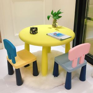 Ensemble table <span class=keywords><strong>et</strong></span> chaises modernes en plastique pour la maternelle, pour l'étude des enfants, le dessin des bébés, l'artisanat, l'école, la <span class=keywords><strong>chambre</strong></span> à coucher, la salle à manger, la cuisine - Product Image 2