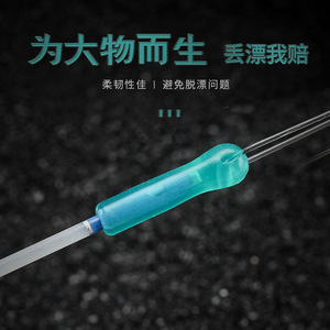 ทุ่นลอยน้ำแนวตั้ง Aohu สีเขียว ทำจากซิลิโคน ทนทาน สำหรับอ่างเก็บน้ำ บ่อปลา อุปกรณ์ตกปลา - Product Image 2