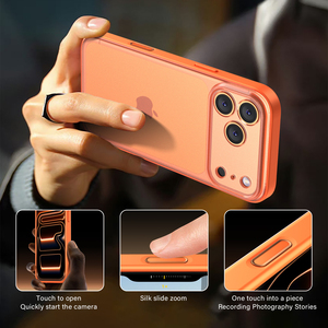 เคสใหม่สำหรับ iPhone 17 Pro Max พร้อมปุ่มควบคุมกล้อง AI ในตัว, ผิวสัมผัสนุ่มแบบฟรอสติ้ง ป้องกันการกระแทก สำหรับ iPhone 17 - Product Image 4