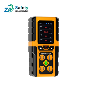 가스 경보 콰트로 산업 4 가스 개인용 모니터 H2S CO O2 LEL 휴대용 4 가스 감지기 - Product Image 1