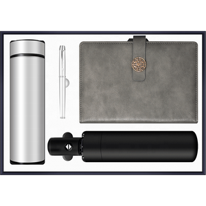 Nouvelles idées de produits 2024 2025 Coffret cadeau d'entreprise Coffret cadeau Logo personnalisé Tasse thermos isolante/carnet/<span class=keywords><strong>stylo</strong></span>/parapluie - Product Image 3