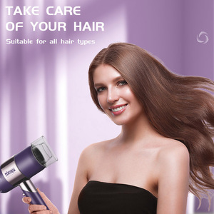 Secador de Pelo Dsp Morado con Motor DC de Alta Velocidad, Enchufe Europeo para Uso Doméstico y en Salón - Product Image 2