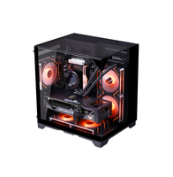 AntarcChill Gabinete High Performance MINI-ITX Desktop Chassis Case Three Sides Tempered Glass Gaming Pc Computer Case Casing