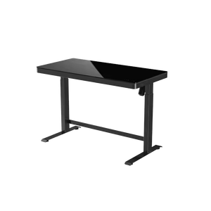 JIECANG Glass Lifting <strong>Table</strong> <strong>Adjustable</strong> Height <strong>Stand</strong> Up Sit <strong>Stand</strong> Electric <strong>Standing</strong> Desk With Drawer - Product Image 2