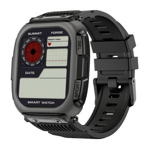 Montre connectée GPS d'extérieur avec boussole, surveillance de la santé (oxygène sanguin, fréquence cardiaque), modes multisports, écran AMOLED 2,13 pouces, 2026 DM66 - Product Image 1