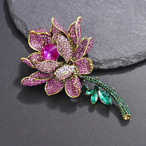 Weiman esagerato spilla piena di loto dell'industria pesante, abbigliamento da donna di fascia alta, cappotto autunnale e invernale, <span class=keywords><strong>Pi</strong></span> fisso - Product Image 4