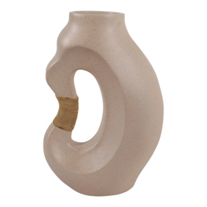 Vaso Astratto Ecomix Moderno Scultoreo con Manico per Arredamento Soggiorno e Esposizione Decorativa - Product Image 5