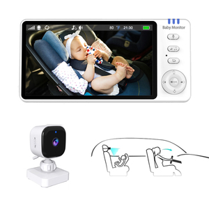 Caméra domestique avec sirène intégrée, résolution 720P, 2,4 GHz FHSS, vision nocturne, audio bidirectionnel, détection <span class=keywords><strong>de</strong></span> mouvement et rappel d'alimentation - Product Image 3
