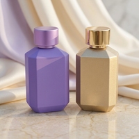 Flacon de parfum en verre rectangulaire de luxe moderne élégant unique de 100 ml de la marque Anding Wholesale