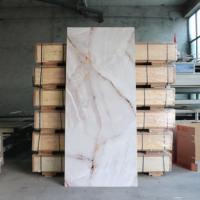 La feuille de marbre durable de PVC profile l'installation de verrouillage imperméable de matière plastique pour l'application de salon