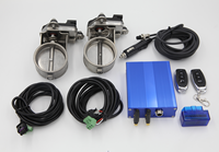Vanne d'Échappement Électrique en Acier Inoxydable de Haute Qualité 2.5'' 63mm/3'' 76mm avec Télécommande Effet Sonore Roadster et Commande par Dépression