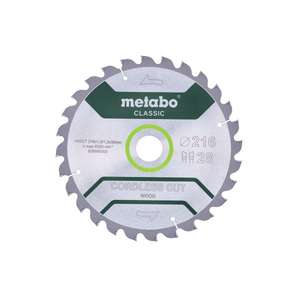 ใบเลื่อยแบบ Metabo-628691000, ใบเลื่อยไร้สาย 'cordless wood-classic'', WZ 5 ° /B - EAN ใบมีด4061792238671และแผ่นตัด - Product Image 1
