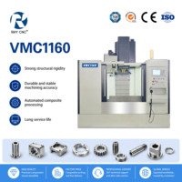Centre d'usinage vertical CNC en fonte VMC1160, haute rigidité, haute précision, 3 axes, fraiseuse KND pour coupes lourdes