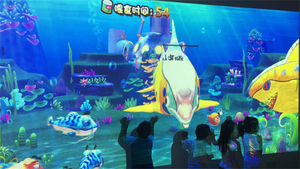 โปรเจคเตอร์ฉายภาพโฮโลแกรมดิจิทัลแบบโต้ตอบ AR ผู้เล่นหลายคนเกมวาดภาพที่มีชีวิตชีวา - Product Image 2