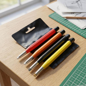 Juego de 4 Cepillos para Limpiar, Pulir y Eliminar Óxido, con Cerdas de Fibra, Nylon, Acero y Latón, para Joyería y Superficies Metálicas | GS316C - Product Image 3