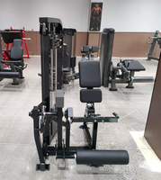 Appareil de musculation professionnel réglable à charge par pignon pour l'extension des jambes assis