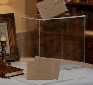 Caja de Opiniones Transparente Personalizada - Herramienta Interactiva y Divertida para Bodas, Eventos, Comentarios de Comercios y Loterías - Product Image 5