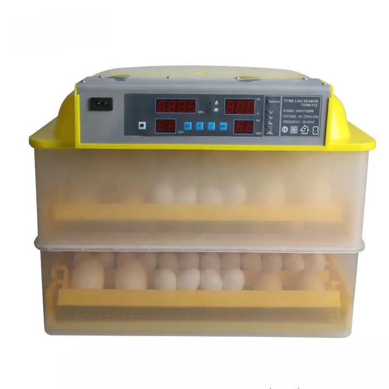 太陽エネルギーインキュベーター112卵鳥農業機器孵化機