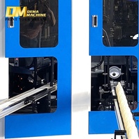 DM Alimentación y descarga automática Máquina de serigrafía automática UV de 6 colores para botella de vidrio de vaso de plástico de tubo suave