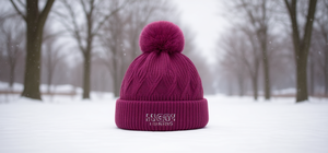 Gorro de Invierno Macor, 100% Acrílico, con Pompón, Tejido, Unisex, Casual, para Adultos, 56-58cm - Product Image 2