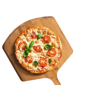 Planche à pizza en bambou Fangkuo avec poignée 12x18 pouces pour usage en cuisine - Product Image 5