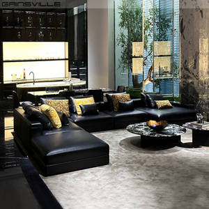 Juego de sofá de sala de estar de último diseño de fábrica de Foshan, sofá seccional grande moderno de esquina grande, juego de sofá de 6 7 8 plazas - Product Image 1