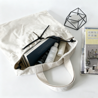 Sac fourre-tout en toile de coton réutilisable et écologique avec logo personnalisé, idéal pour le shopping – Vente en gros