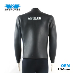 De neopreno de 3MM de manga larga Mono para hombres <span class=keywords><strong>traje</strong></span> de buceo <span class=keywords><strong>chaqueta</strong></span> <span class=keywords><strong>traje</strong></span> invierno Top nadar caliente Surf arriba - Product Image 6