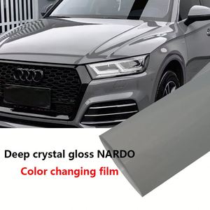 CRYSTAL GLOSS DEEP NARDO Film de protection pour voiture en vinyle PET auto-adhésif, film de protection décoratif changeant de couleur, anti-rayures, protection UV - Product Image 6