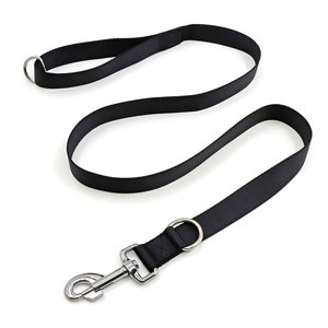 black Solid Color Nylon <b>Dog</b> <b>Leash</b> Durable Simple Style For <b>Dogs</b> - Product Image 4