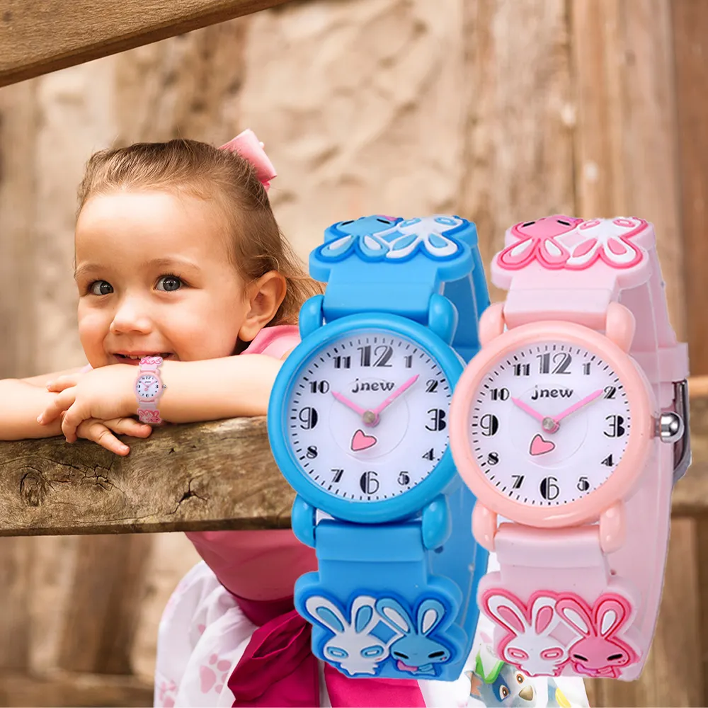 fashion cartoon baby watch customized animal silicone kids wrist watch analog watch for children