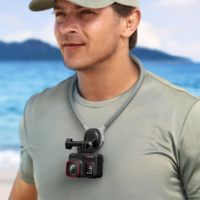 Insta360 X5 kalung dudukan leher 360 pemegang rotasi cepat POV untuk Insta 360 X4 GO 3S X3 Ace Pro 2 aksesoris asli