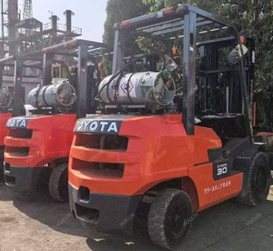 Lift Truck Forklift Used Cheap Forklift Diesel Forklift FD25 FD30 for Sale 7/10 Ton WITH GASOIL in Shanghai FOR SALE - Product Image 1