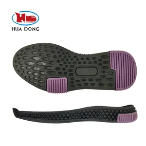 Sole Expert Huadong Wholesale Unisex Soft Outsole 3D Rubber Shoe Sole