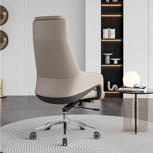 <span class=keywords><strong>Fauteuil</strong></span> de direction moderne haut de gamme en cuir, confortable, pivotant, réglable en hauteur, avec structure en fer, pour <span class=keywords><strong>bureau</strong></span> à domicile, chambre et cuisine, avec assise en mousse - Product Image 4