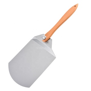 Pala para Pizza de Acero Inoxidable 430 de 12 Pulgadas con Mango de Madera Plegable para un Fácil Almacenamiento, Espátula para Pizza de Lujo para Hornear - Product Image 1