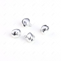 Mini clochettes de Noël brillantes de 6 mm à 14 mm, petites clochettes en aluminium pour décorations de fête