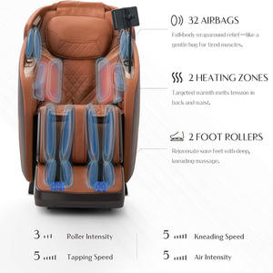 Massagesessel Ganzkörper-Massagesessel Zero-Gravity-Liegesessel Dynamisches Bein-Knetsystem Schlanke Ausführung Modi Kabellos - Product Image 6