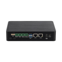 Mini PC de brazo sin ventilador DDR4 EMMC RK3568 Dual RJ45 LAN RS232 RS485 COM Android ordenador industrial