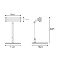 Support de support de tablette PC de bureau robuste pour support d'écran de moniteur ipad logo personnalisé