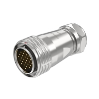 Connecteur de câble circulaire électrique étanche IP67 10A femelle SF28 à 3/4/7/10/12/16/18/20/24/26 broches, type Push-Pull