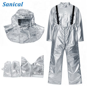 ชุดป้องกันรังสีป้องกันไฟฟ้าสถิตย์ Sanical ชุดทำงานทนความร้อนสำหรับใช้ในห้องปฏิบัติการ - Product Image 5